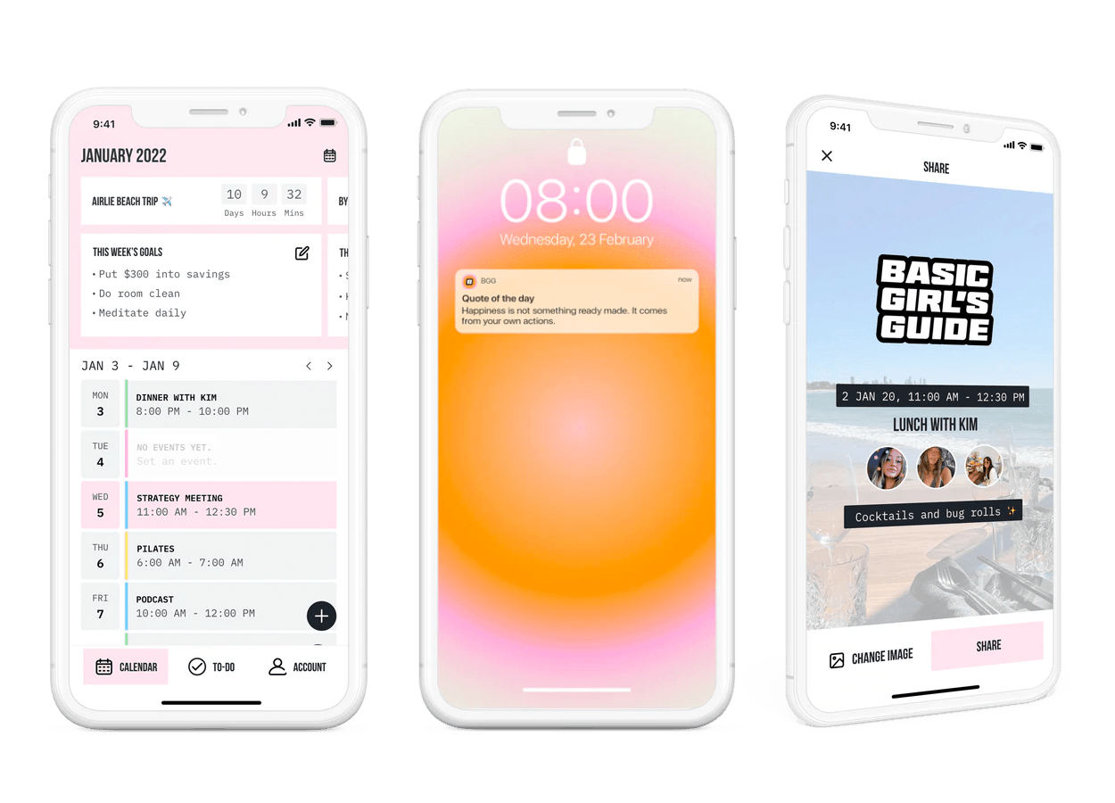 Basic Girl's Guide App